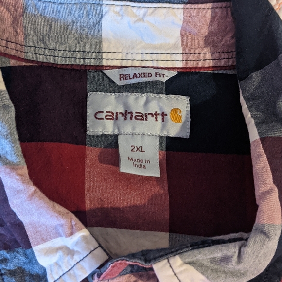 Men's Carhartt, Short Sleeve Button up - Picture 3 of 4